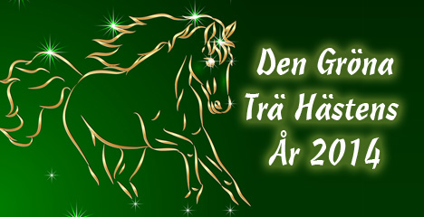Kinesiskt årshoroskop - 2014 är den Gröna Trä Hästens år