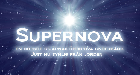 Supernova - en döende stjärna